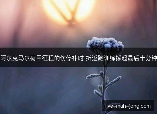 阿尔克马尔荷甲征程的伤停补时 折返跑训练撑起最后十分钟 阿尔克马尔荷甲征程的伤停补时 折返跑训练撑起最后十分钟